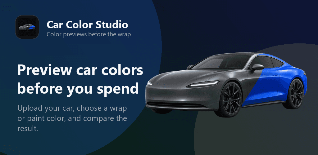 Car Color Studio preview montage